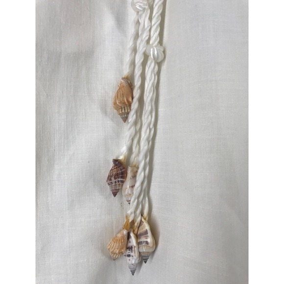 Vintage NWT Vested Romper Size 12 Casual Chic Beachwear Ivory Matching Earrings* - Picture 4 of 13